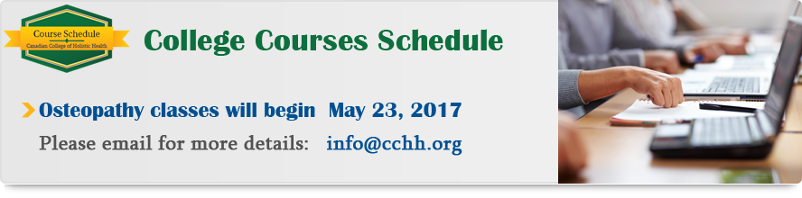 cchh calss schedule 2017 april